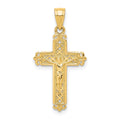 10k Crucifix Pendant, 25 x 13 mm, 0.72 g