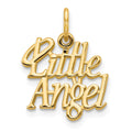 10k LITTLE ANGEL with Halo Charm, 7 x 11 mm