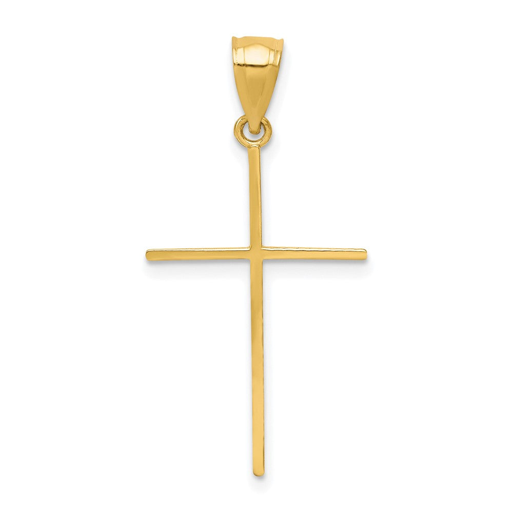 10k Cross Pendant, 30 x 16 mm
