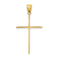 10k Large Cross Pendant, 35 x 21 mm