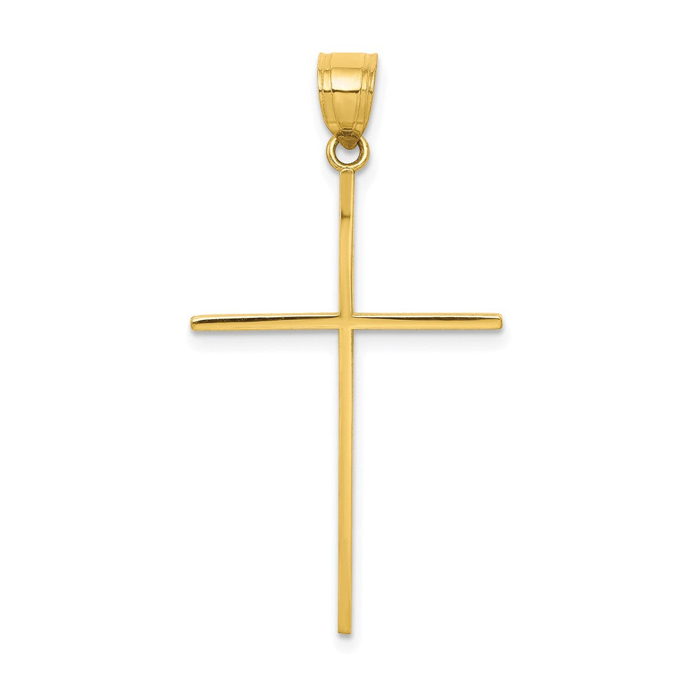 10k Large Cross Pendant, 35 x 21 mm