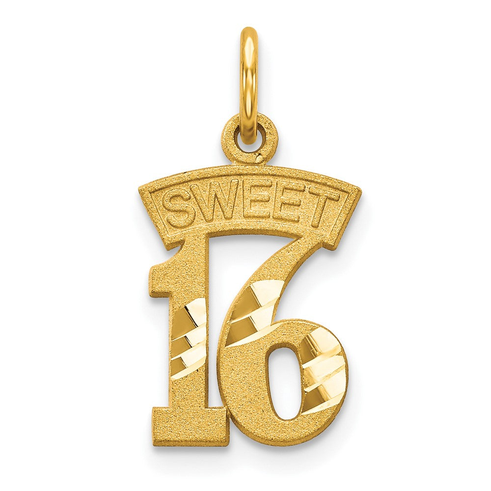 10k SWEET 16 Charm, 20 x 11 mm