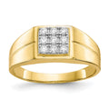 IB Goodman 10k Mens CZ Ring, Size 11