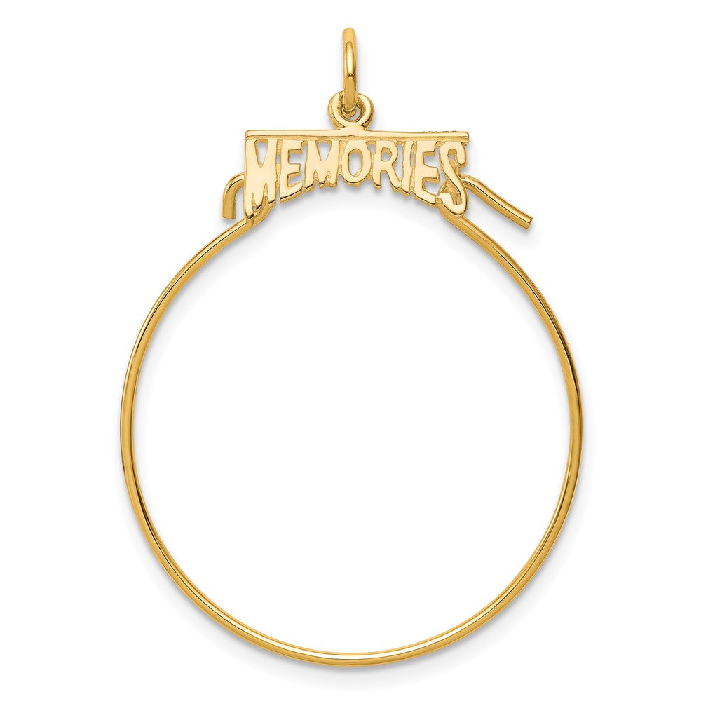 10K MEMORIES Charm Holder, 35 x 21 mm