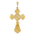 10K Crucifix Charm, 55 x 28 mm