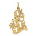 10K #1 MOM Charm, 25 x 13 mm