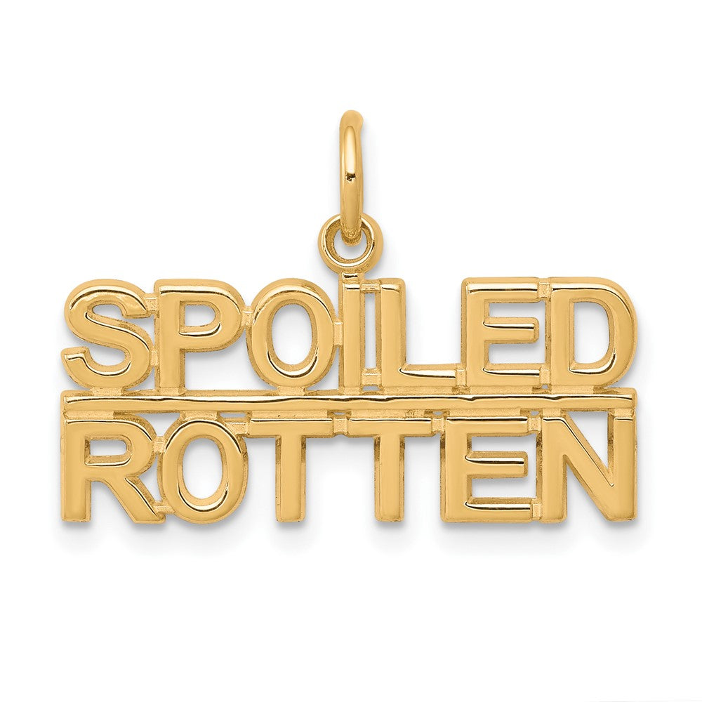 10k Talking - SPOILED ROTTEN Charm, 17 x 23 mm