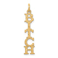 10k 5-Letter Talking Charm, 32 x 6 mm