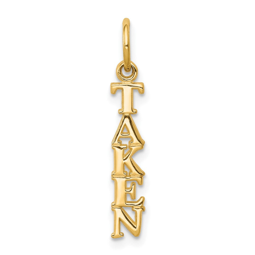10k Talking - TAKEN Charm, 25 x 5 mm