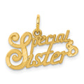 10K SPECIAL SISTER Charm, 15 x 23 mm