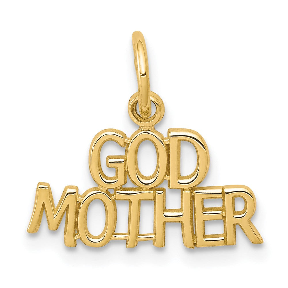 10K GODMOTHER Charm, 15 x 16 mm