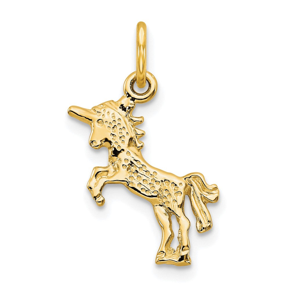 10k Unicorn Charm, 22 x 11 mm