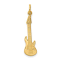 10k Guitar Charm, 30 x 11 mm