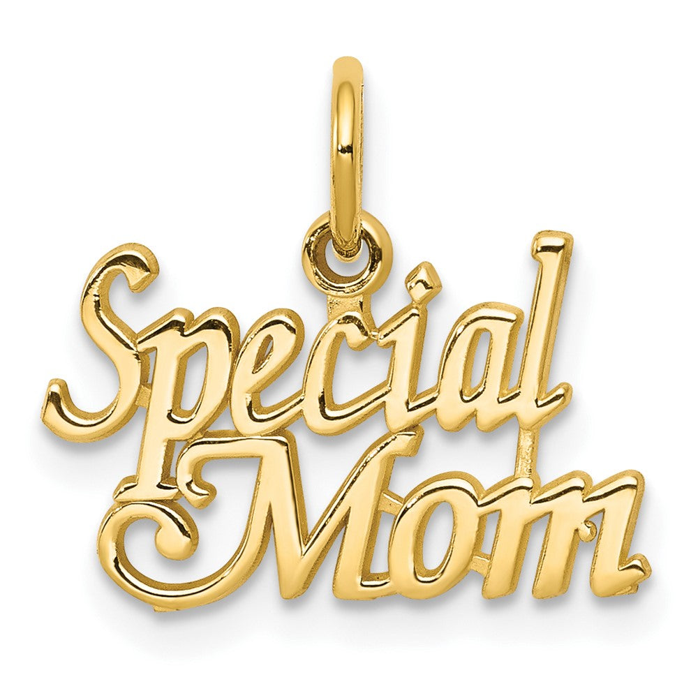 10K SPECIAL MOM Charm, 15 x 21 mm