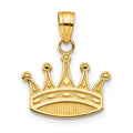 10k Crown Charm, 20 x 18 mm