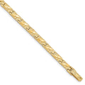 10k 4.0mm Nugget 7 inch Bracelet, 7 x 5.5 mm