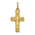 Sentimental Expressions 10K Cross Ash Holder Pendant, 25 x 15.6 mm