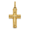 Sentimental Expressions 14K Cross Ash Holder Pendant, 25 x 15.6 mm