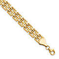 10K Yellow Gold Bracelet, 7 mm