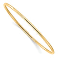 10K Yellow Gold Slip-On Bangle, 8.25 x 3 mm
