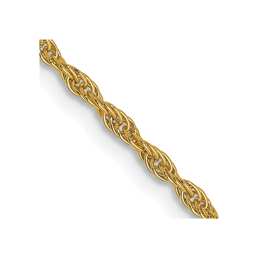 14K 1.5mm Loose Rope Chain, 24 x 1.5 mm