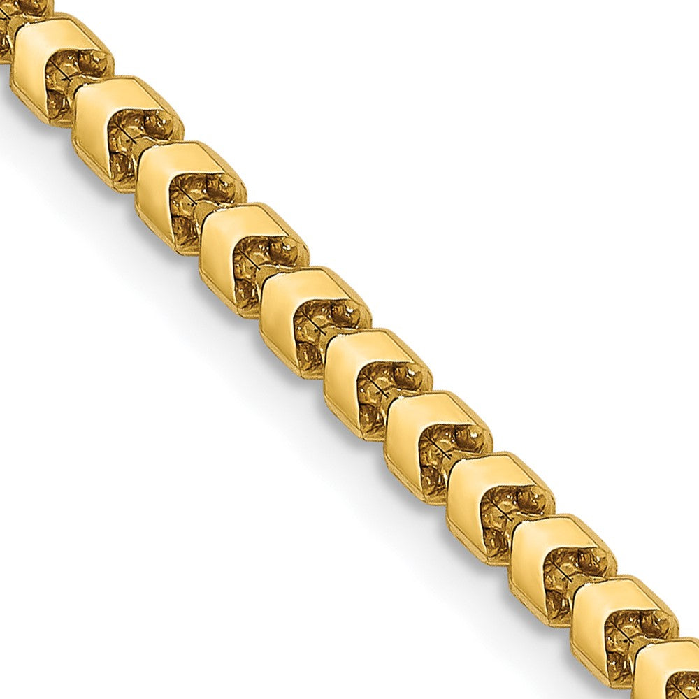 14K 2.4mm Franco Chain, 18 x 2.4 mm