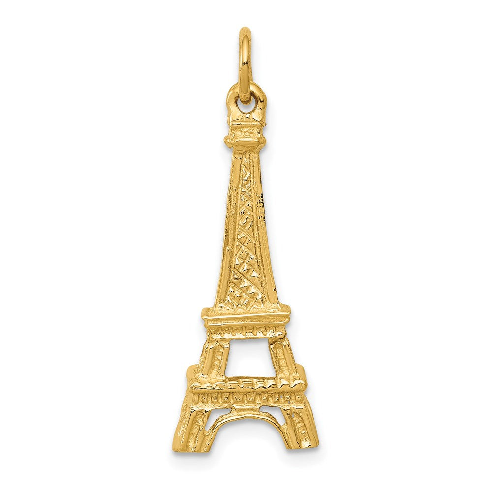 14k Eiffel Tower Charm, 29 x 10 mm