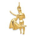 14k Matador Charm, 30 x 16 mm