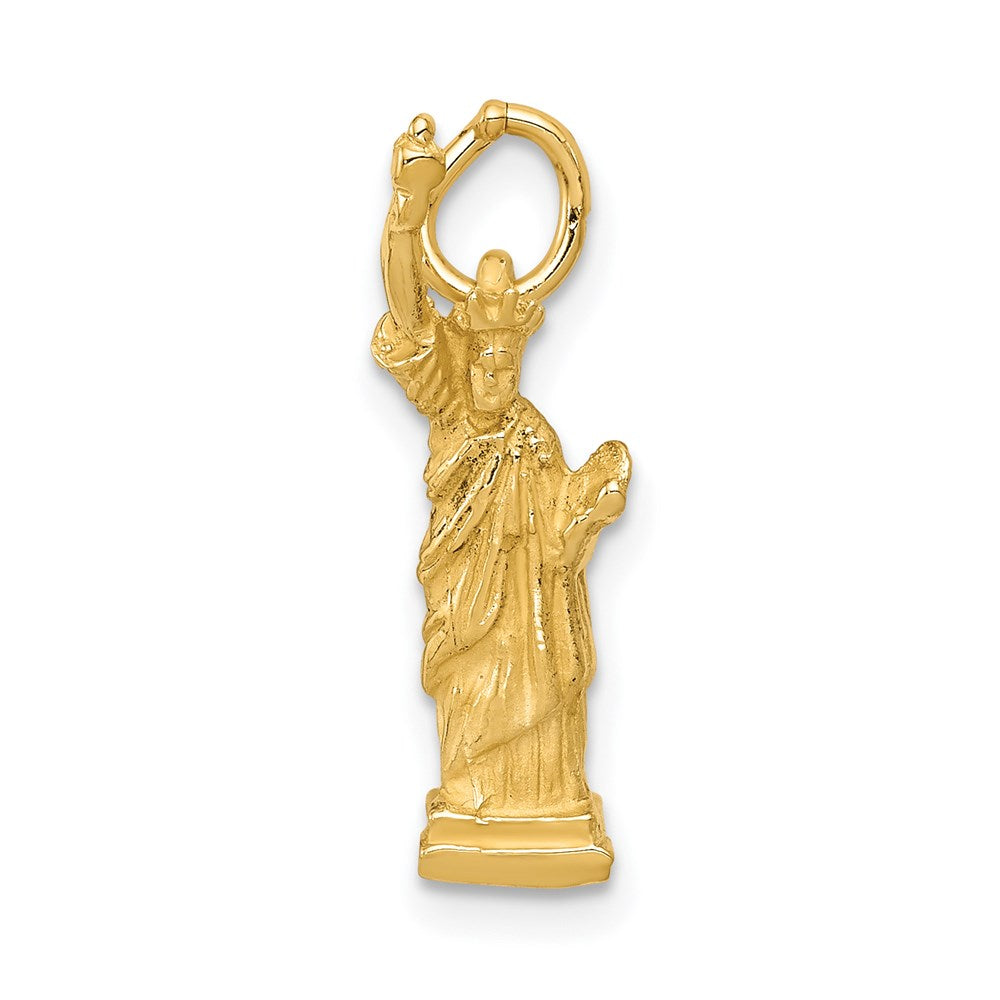 14k  3-D Statue Of Liberty Charm, 21 x 7 mm