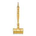14k 3-D Gavel Charm, 28 x 10 mm, 2.34 g - ID5S9A11768L7