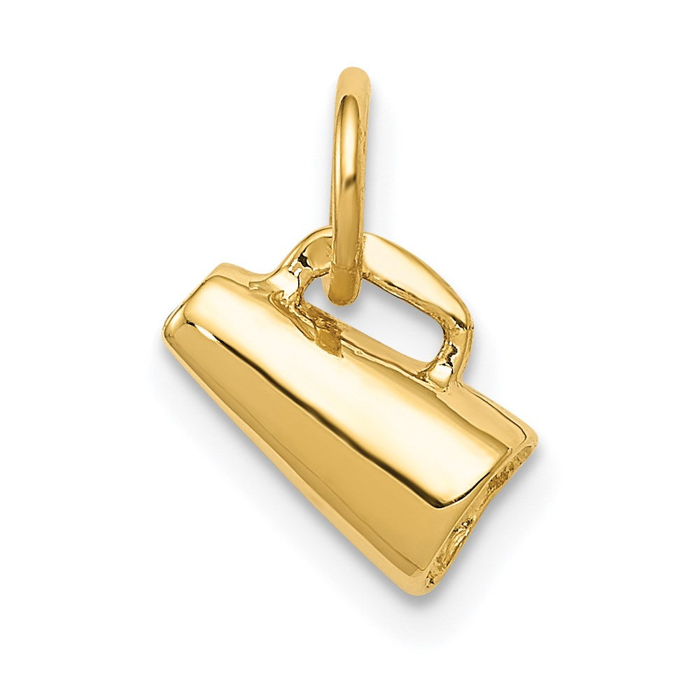 14K 3-D Small Megaphone Charm, 9 x 9 mm