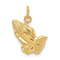 14k Praying Hands Charm, 18 x 13 mm