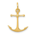 14K 3-D Anchor Charm, 19 x 15 mm