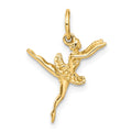 14K  3-D Ballerina Charm, 20 x 15 mm