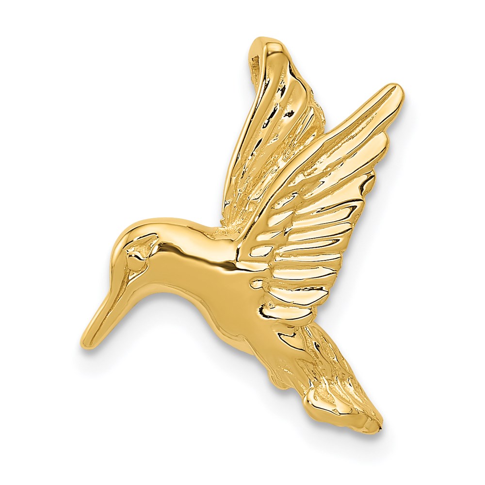 14k Hummingbird Chain Slide, 19 x 18 mm