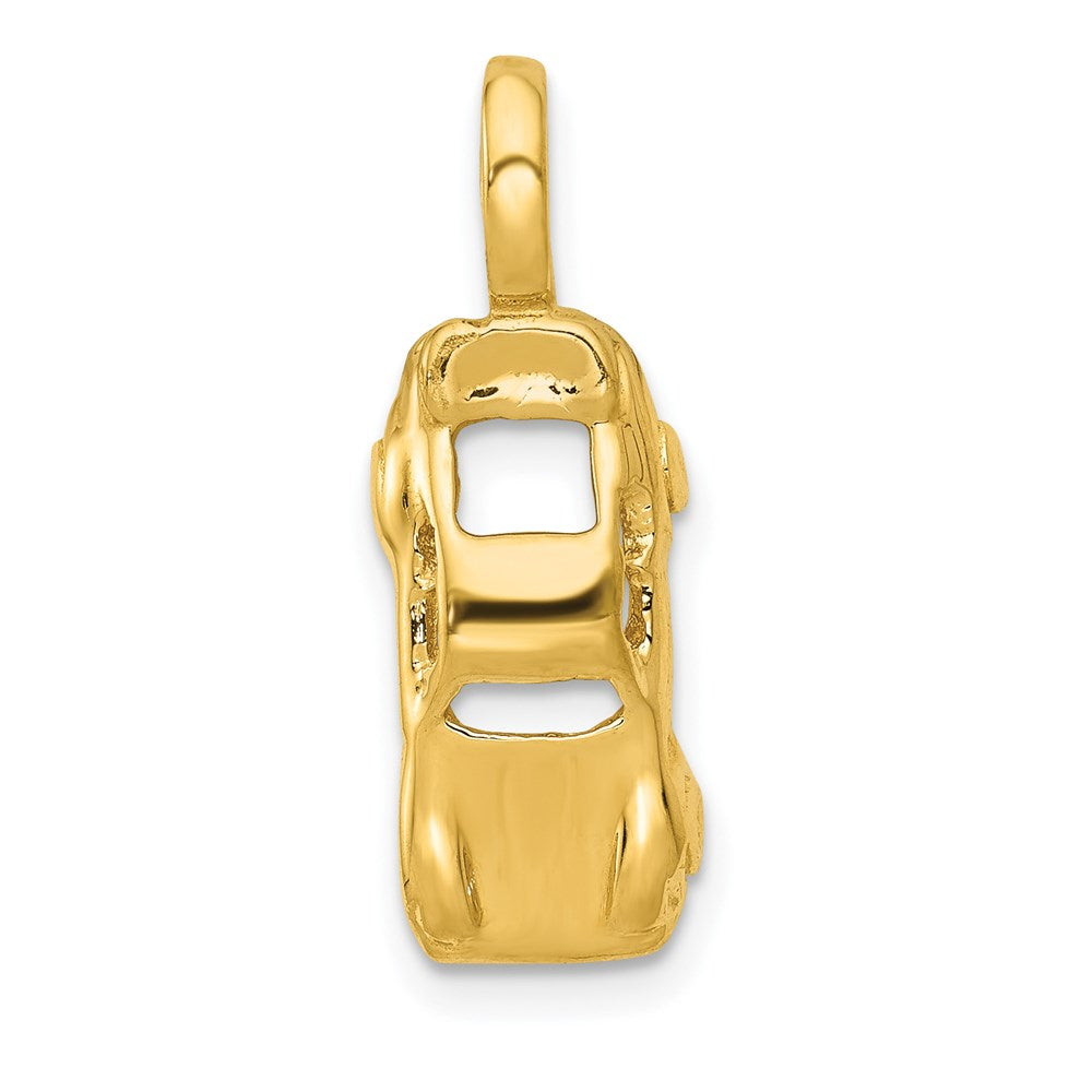 14k 3-D Sports Car Charm, 20 x 10 mm