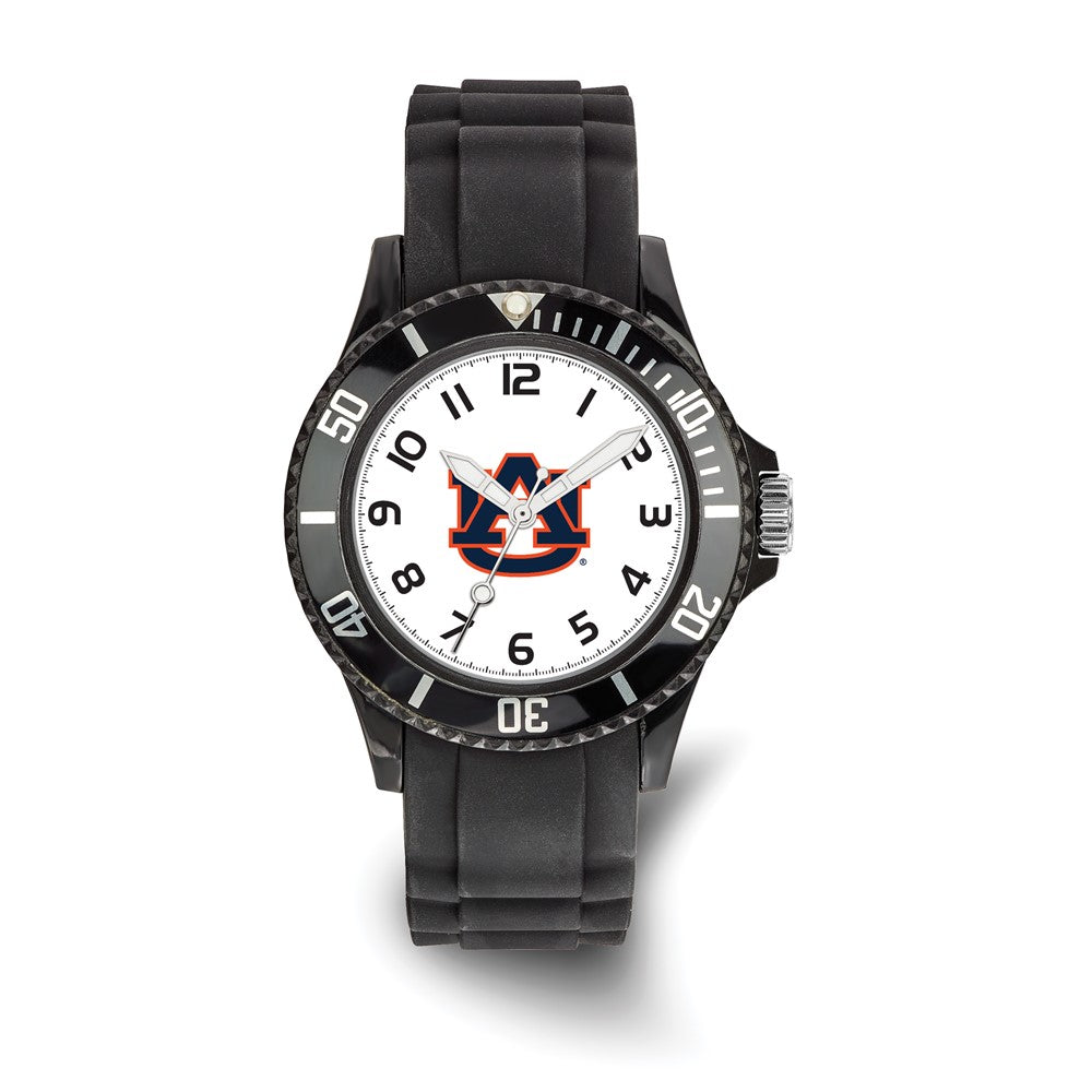 LogoArt Auburn University Scholastic Silicone Strap Quartz Watch
