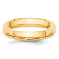 14k Yellow Gold 4mm Beveled Edge Comfort Fit Wedding Band Size 7, 4 mm, 4.9 g - ID5S9BE040-78L7
