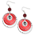 CHICAGO BLACKHAWKS GAME DAY EARRINGS