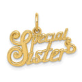 14k SPECIAL SISTER Charm, 15 x 21 mm