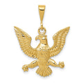 14k Eagle Charm, 29 x 21.5 mm