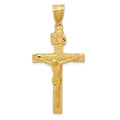 14k INRI Crucifix Pendant, 44 x 23 mm