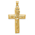 14k Crucifix Tree Charm, 39 x 24 mm