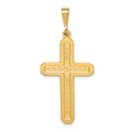 14k Celtic Knot Cross Pendant, 45 x 20.75 mm