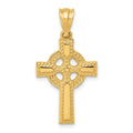 14k Celtic Cross Pendant, 29 x 16 mm, 1.16 g