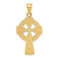 14k Celtic Cross Pendant, 33 x 17 mm, 1.88 g