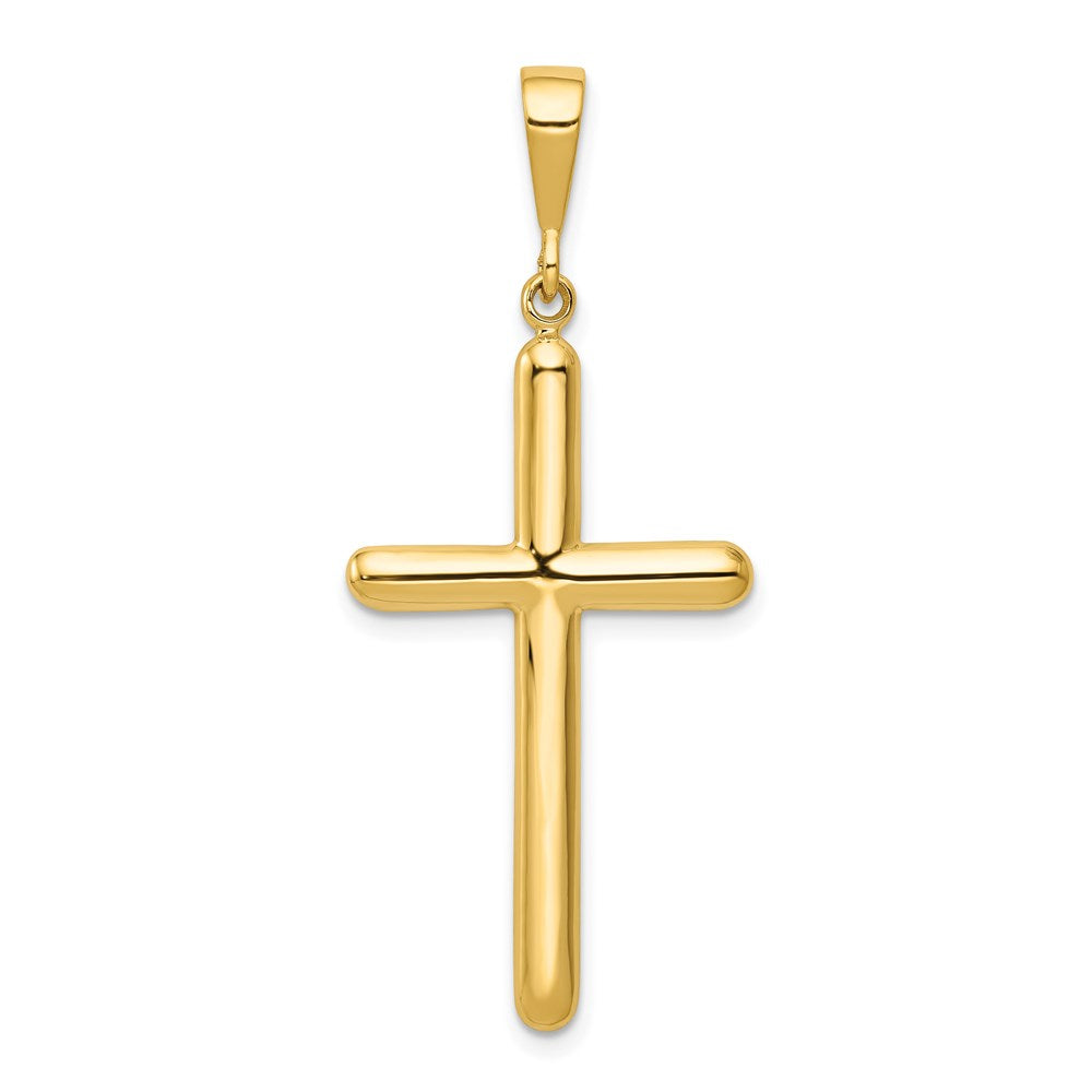 14k Cross Pendant, 45.5 x 19.25 mm