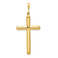 14k Cross Pendant, 49 x 23 mm