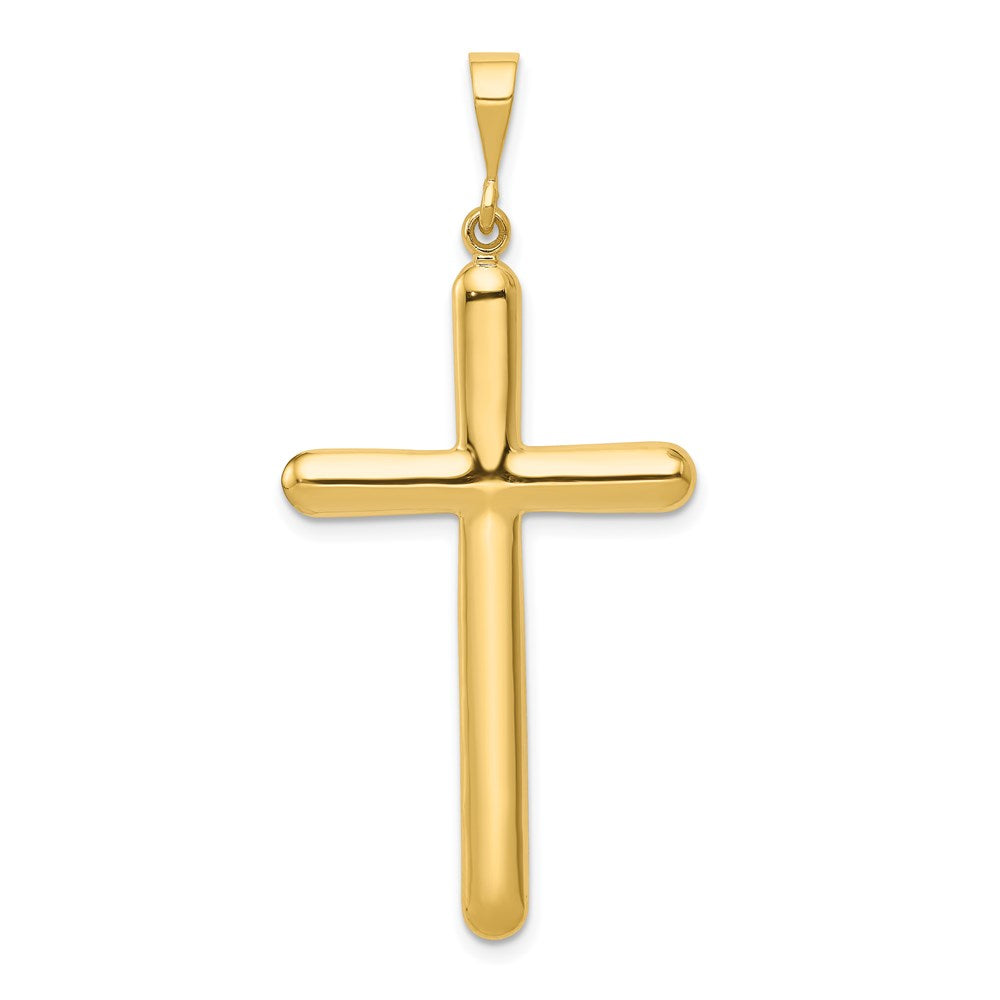14k Cross Pendant, 49 x 23 mm
