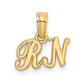 14k R.N. Charm, 6.5 x 10.65 mm